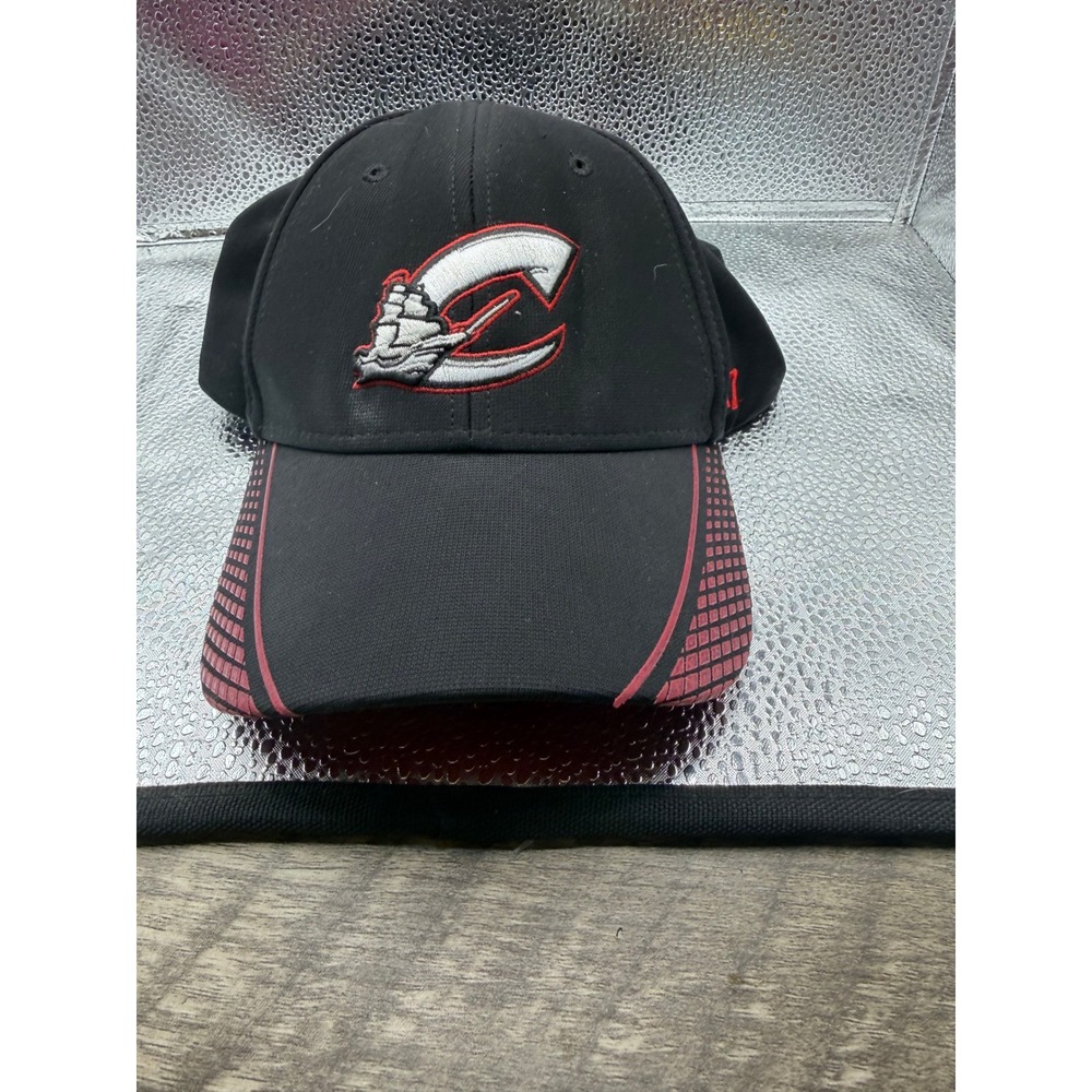47 Brand Columbus Clippers MiLB Baseball Hat Black Red Adjustable Strapback Cap
